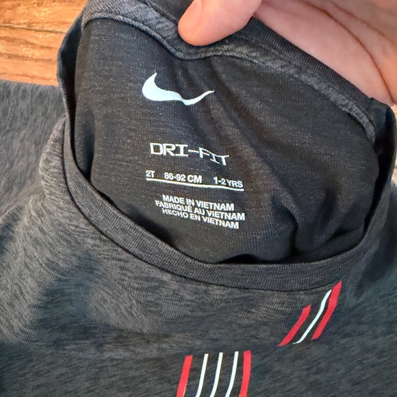 Nike Red Dri-FIT Toddler Shorts - Picture 3 of 5